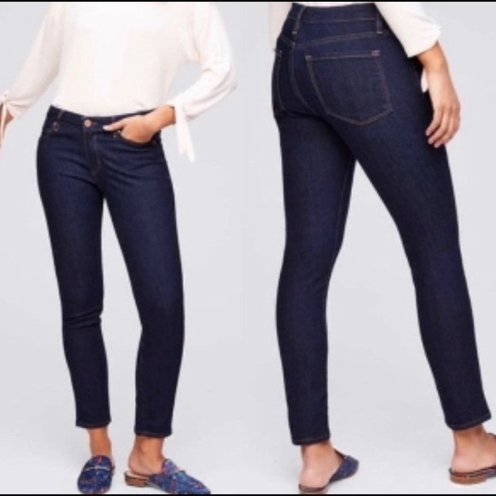 LOFT Curvy High Waist Skinny Jeans 👖